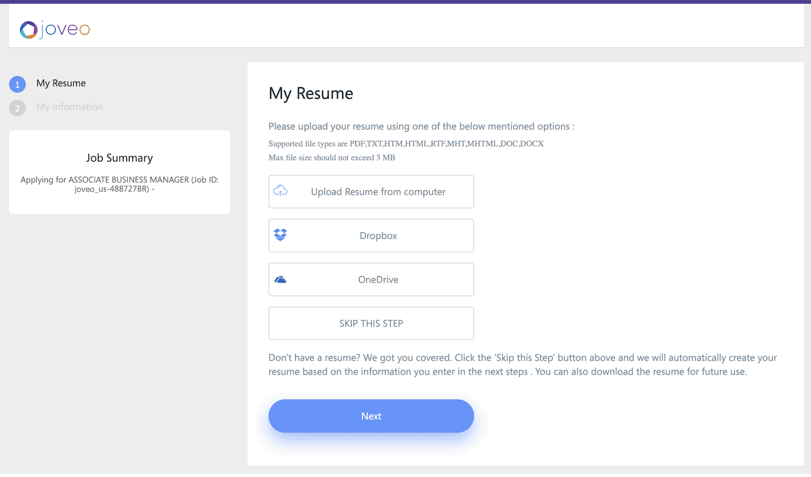 improve job application experience for candidates