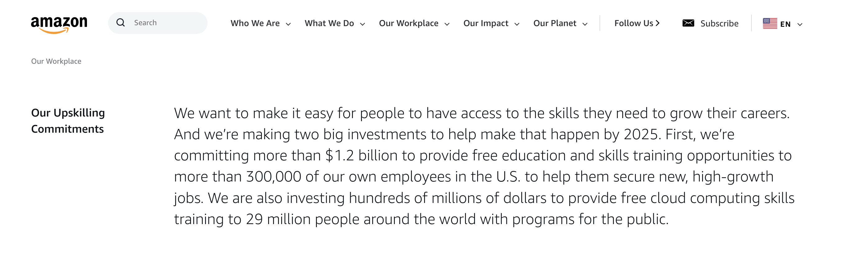 Amazon Employer Branding