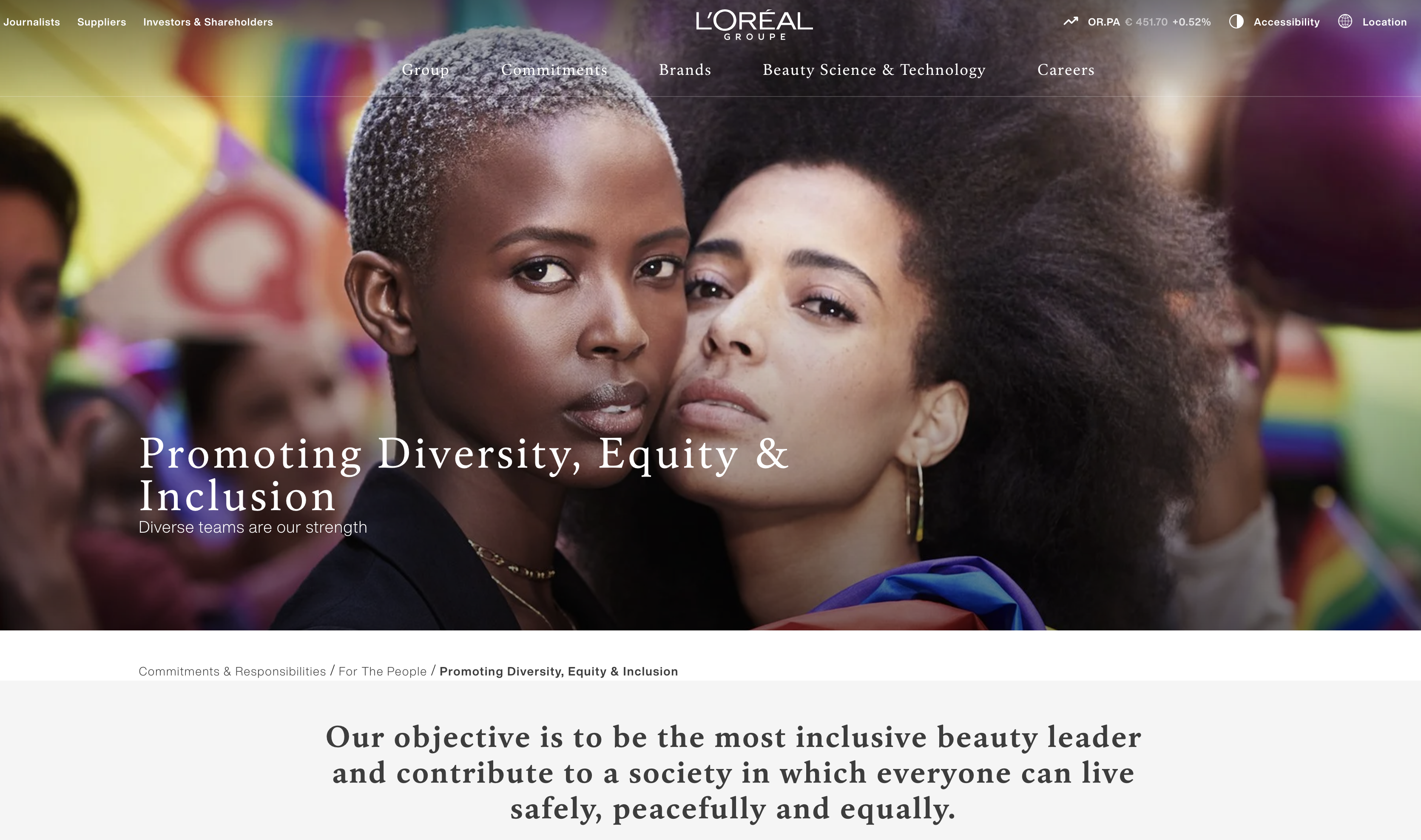 Loreal Employer Branding Example